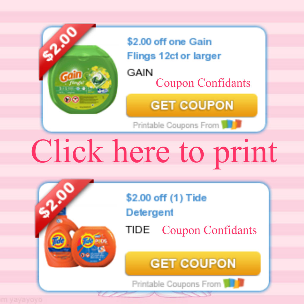 HOT! NEW 12ct!!! GAIN & TIDE printable coupons ⋆ Coupon Confidants