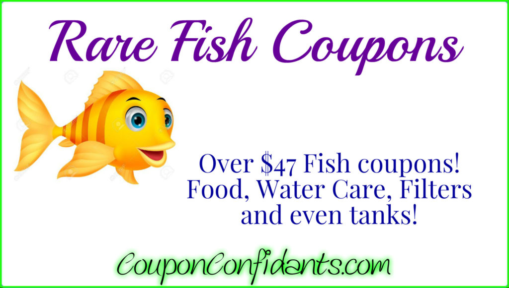 Fish Coupons!! RARE! Print now ⋆ Coupon Confidants