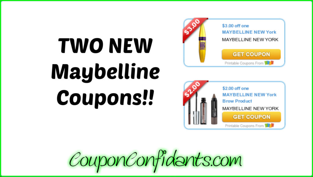 NEW Maybelline Coupons to stack with the upcoming Target Beauty one