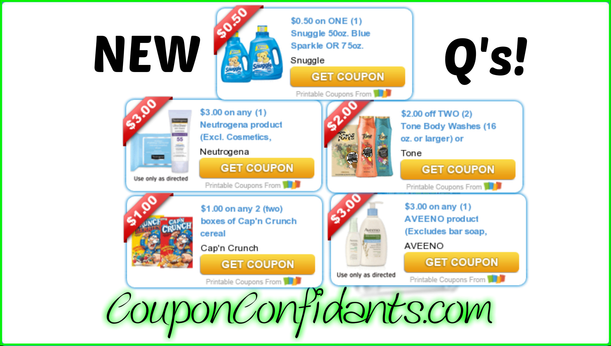 NEW Coupons To Print YES Coupon Confidants