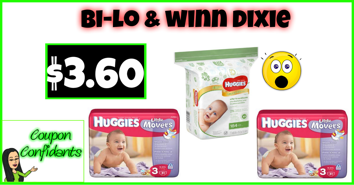 Huggies Diapers and Big Wipes 3.60 each! ⋆ Coupon Confidants