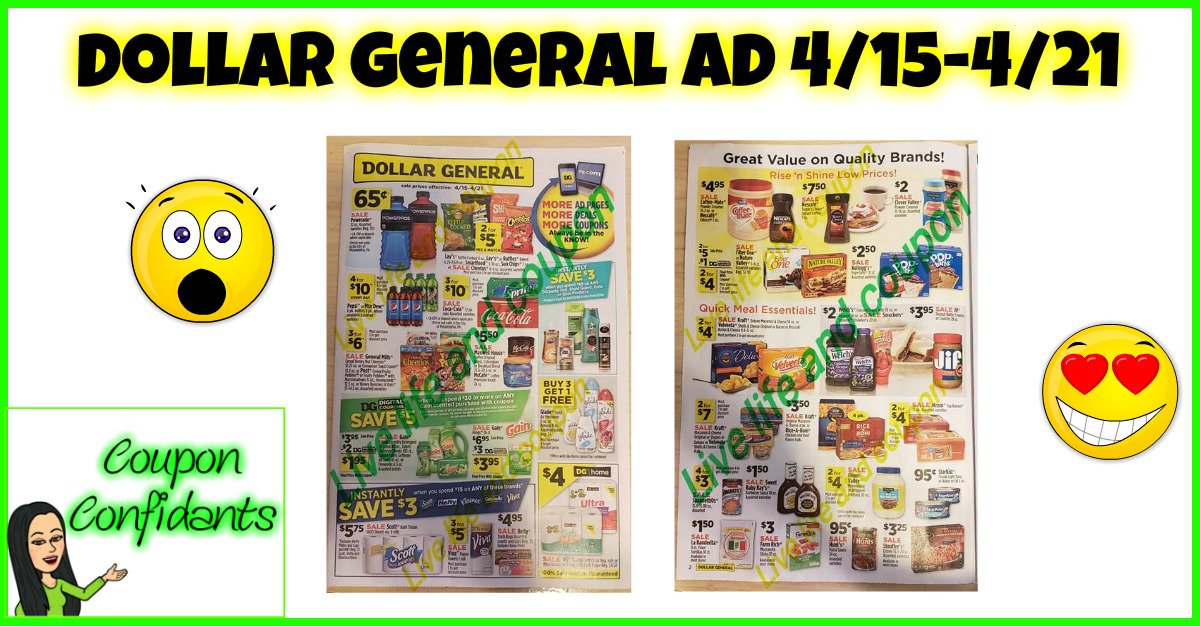 Dollar General AD 5/6 5/12 ⋆ Page 3 of 4 ⋆ Coupon Confidants