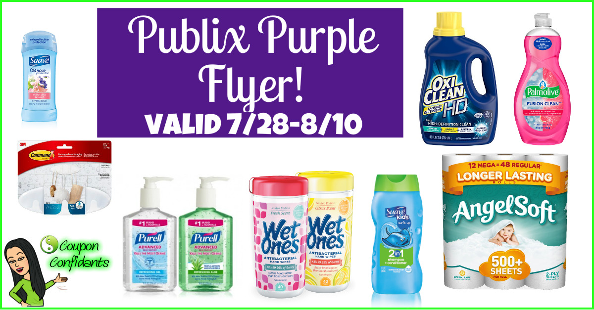 Publix Purple Flyer Deals 7/28 - 8/10 ⋆ Coupon Confidants