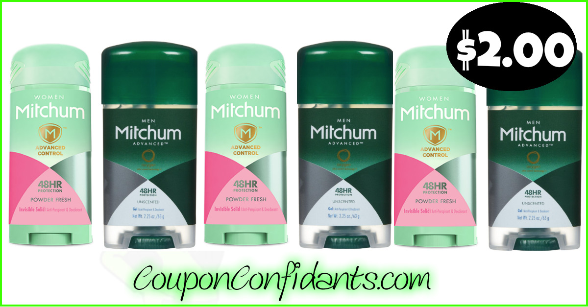 $2 Mitchum Deodorant at Publix! ⋆ Coupon Confidants