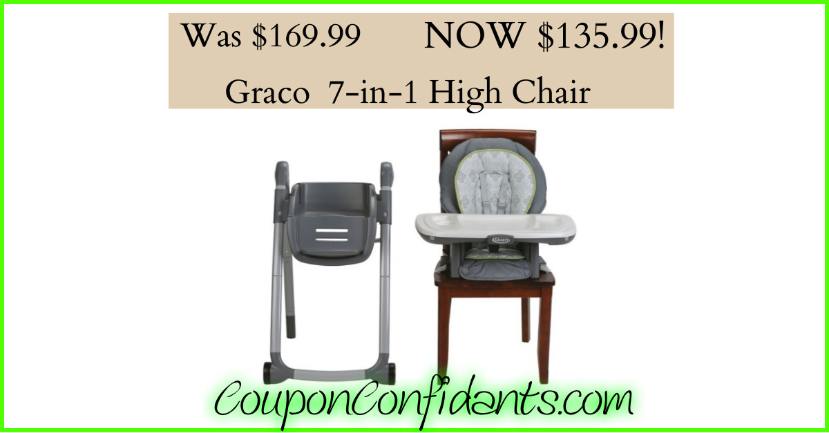 Graco 7-in-1 Convertible High Chair only $139.99! ⋆ Coupon Confidants