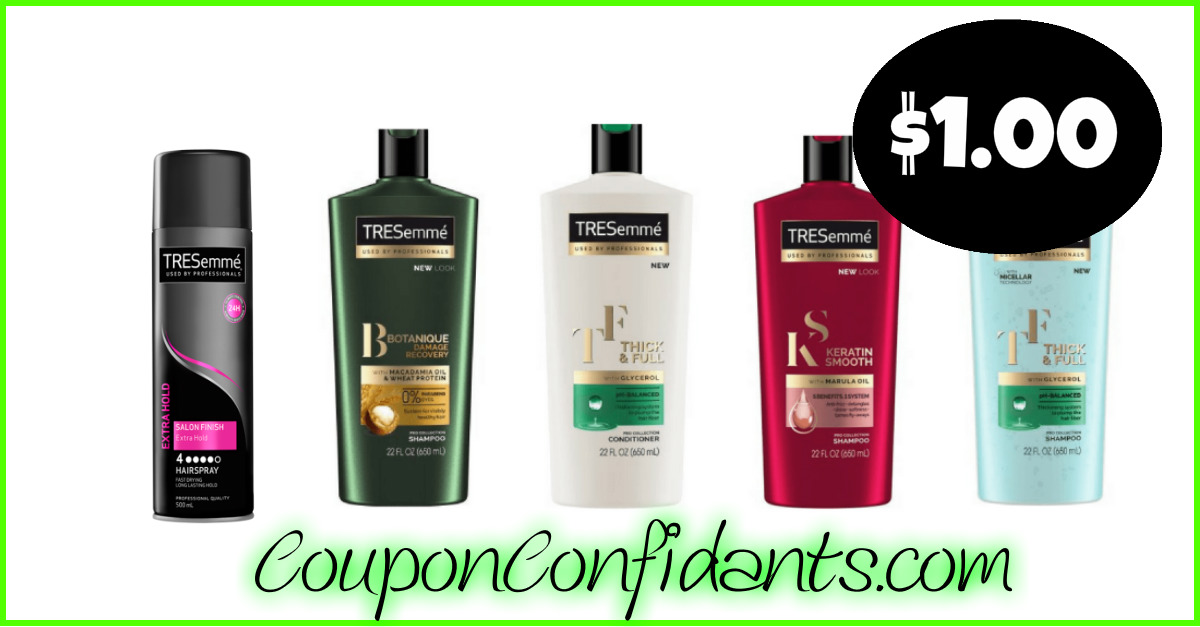 Tresemme Deals and Scenarios with $5 Gift Card at Publix ...