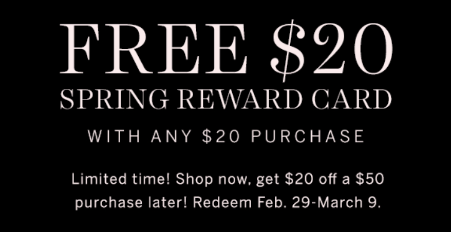 FREE $20 Reward when you spend $20 at Victoria's Secret! ⋆ Coupon ...