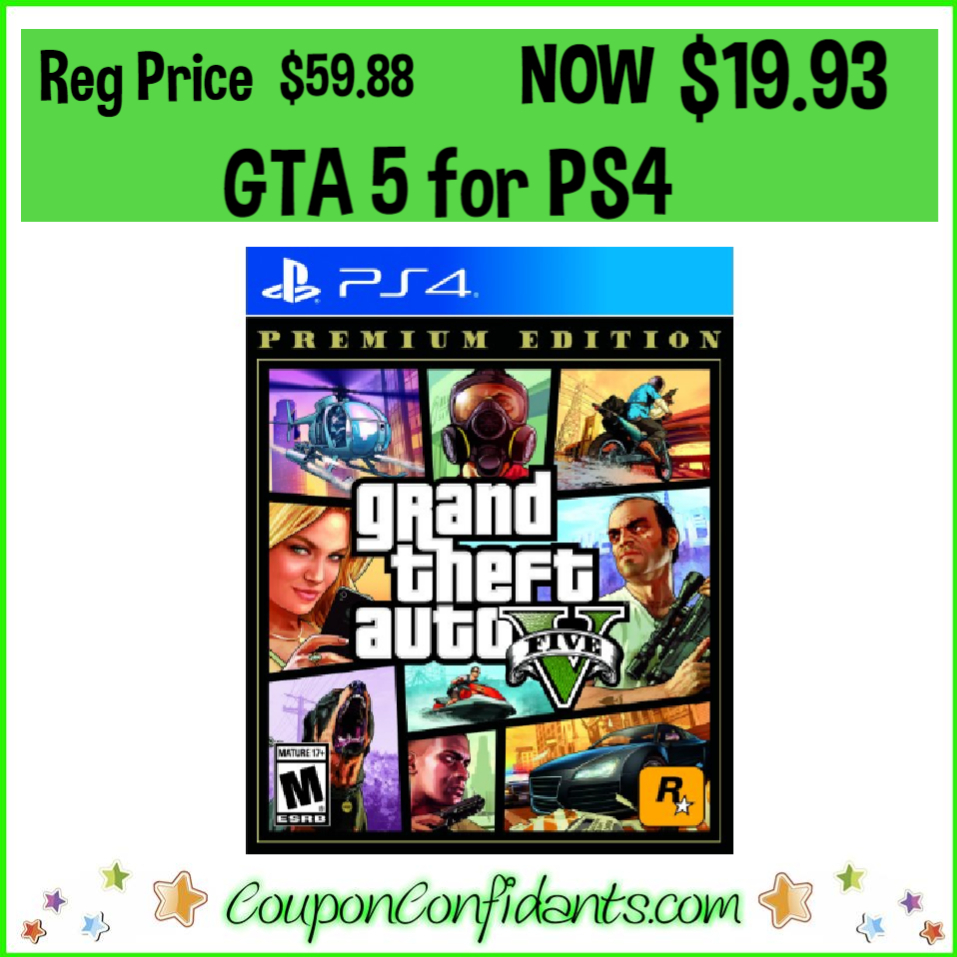 how much is gta 5 ps4 version on ps5