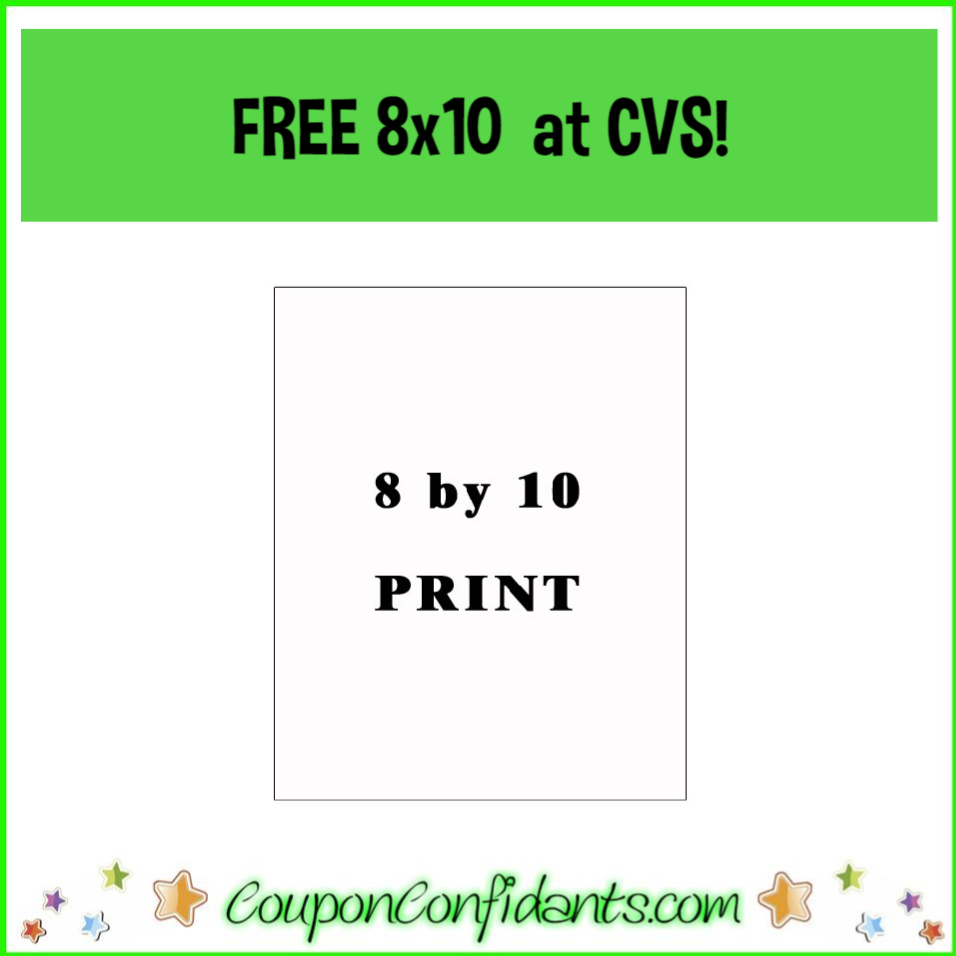 free 8x10 photo print at cvs